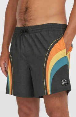 Homme O'Neill Shorts De Bain|Protection Anti-Uv-HommesShort de bain O'Riginals Longboard 15| Noir Mix