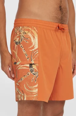 Homme O'Neill Shorts De Bain|Protection Anti-Uv-HommesShort de bain O'Riginals Side Panel 16| Orange