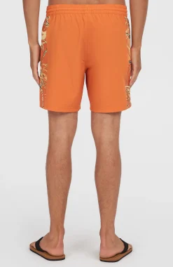 Homme O'Neill Shorts De Bain|Protection Anti-Uv-HommesShort de bain O'Riginals Side Panel 16| Orange
