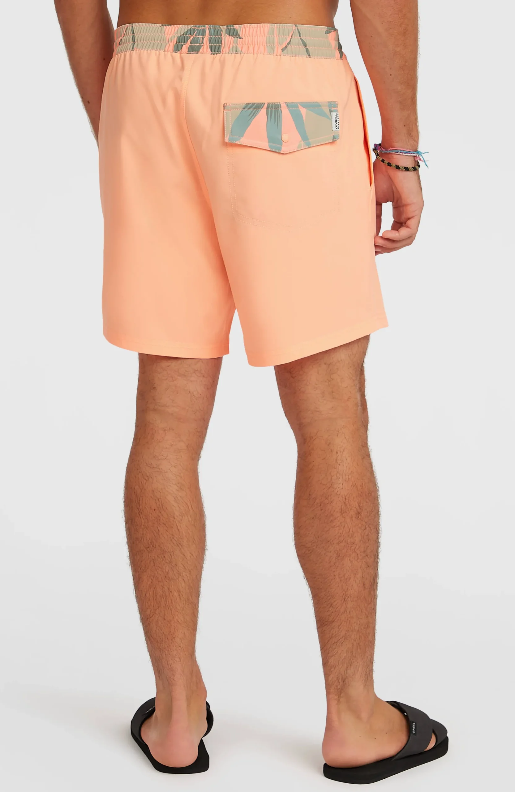 Homme O'Neill Shorts De Bain|Protection Anti-Uv-HommesShort de bain Pocket Print 16| Orange