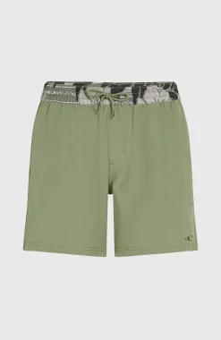Homme O'Neill Shorts De Bain|Protection Anti-Uv-HommesShort de bain Pocket Print 16| Vert