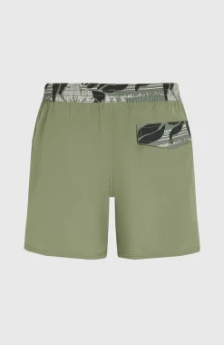 Homme O'Neill Shorts De Bain|Protection Anti-Uv-HommesShort de bain Pocket Print 16| Vert