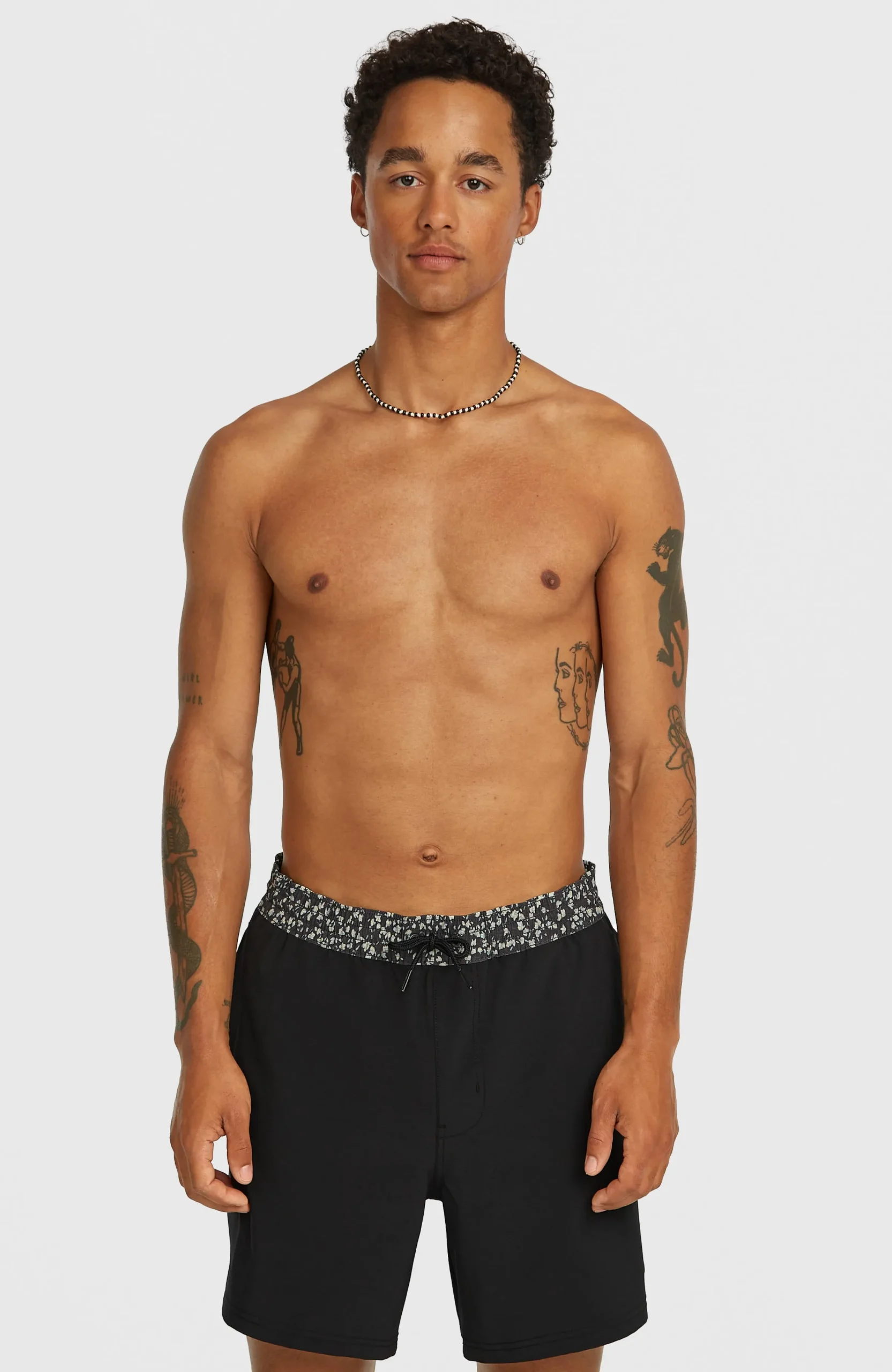Homme O'Neill Shorts De Bain|Protection Anti-Uv-HommesShort de bain Pocket Print 16| Noire