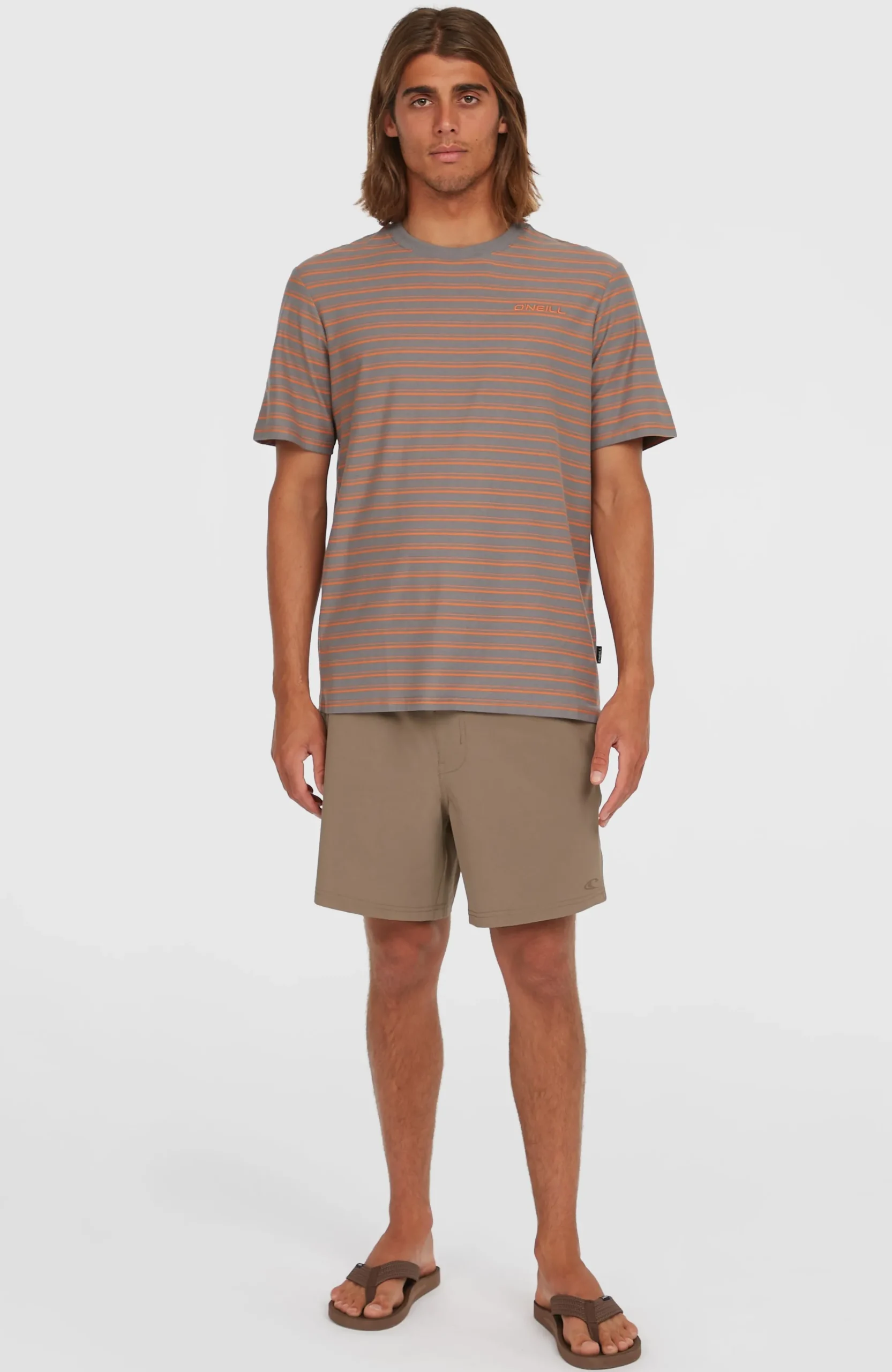 Homme O'Neill Shorts De Bain|Protection Anti-Uv-HommesShort de bain Pocket Print 16| Brun
