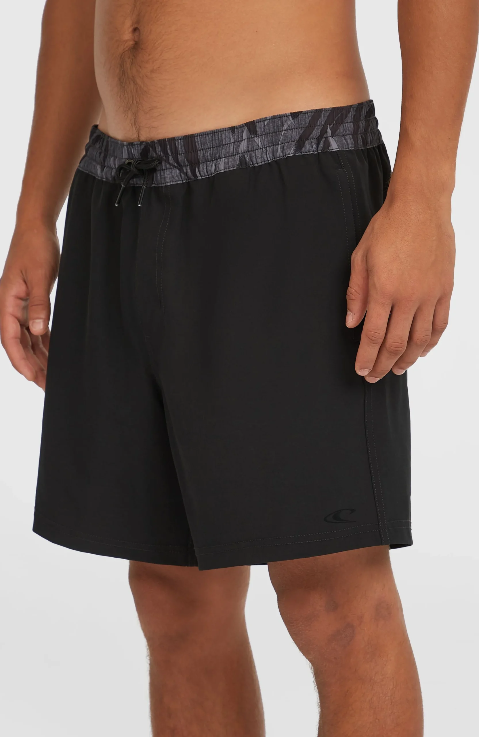 Homme O'Neill Shorts De Bain|Protection Anti-Uv-HommesShort de bain Pocket Print 16| Noire