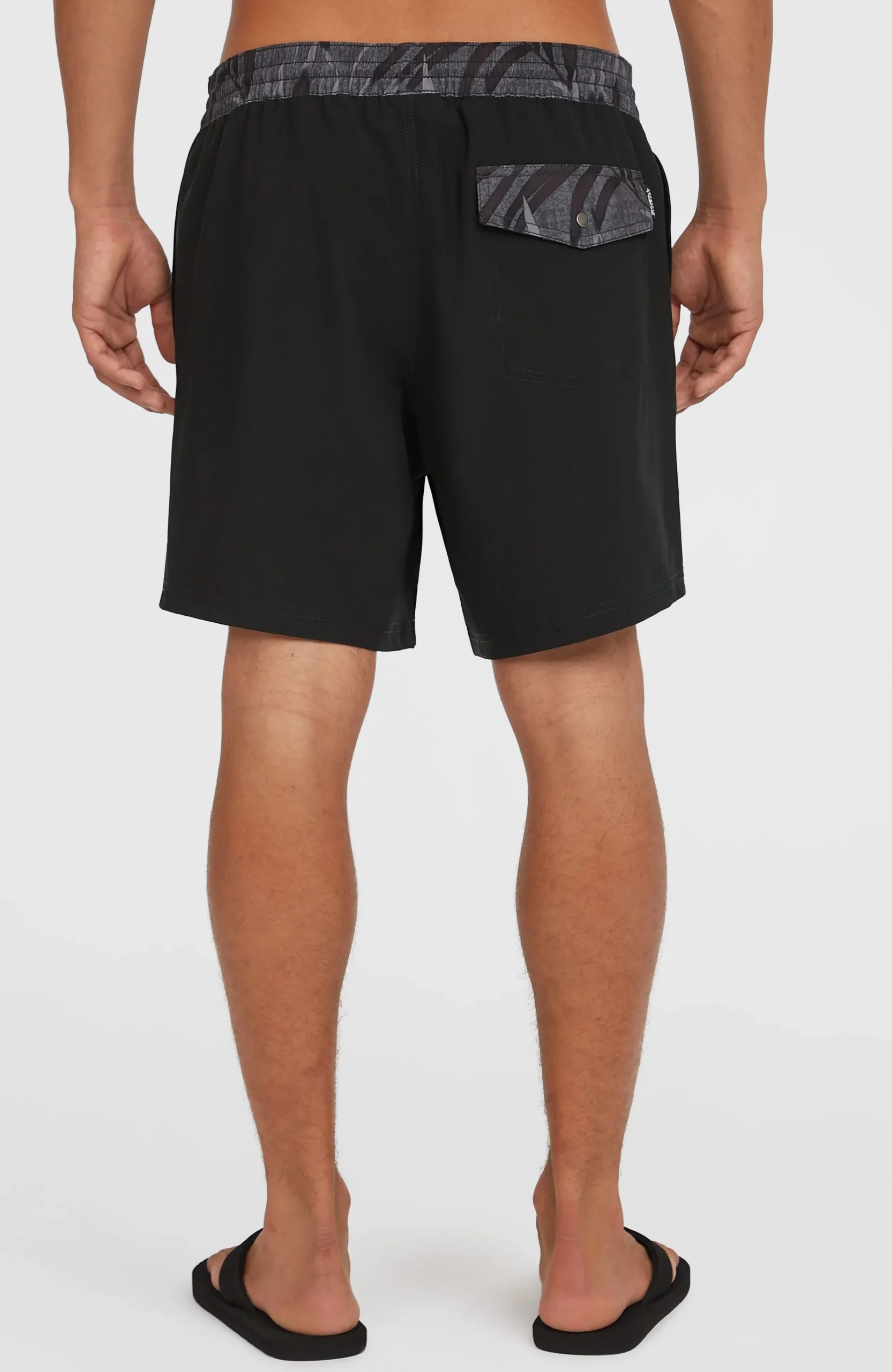 Homme O'Neill Shorts De Bain|Protection Anti-Uv-HommesShort de bain Pocket Print 16| Noire
