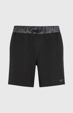 Homme O'Neill Shorts De Bain|Protection Anti-Uv-HommesShort de bain Pocket Print 16| Noire