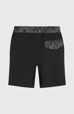 Homme O'Neill Shorts De Bain|Protection Anti-Uv-HommesShort de bain Pocket Print 16| Noire