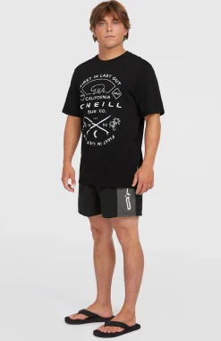 Homme O'Neill Shorts De Bain|Protection Anti-Uv-HommesShort de bain Retro 14''| Noir Mix