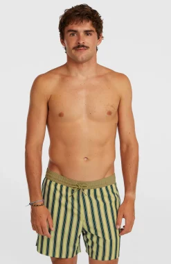 Homme O'Neill Shorts De Bain|Protection Anti-Uv-HommesShorts de bain O'Riginals Stripe 15| Jaune