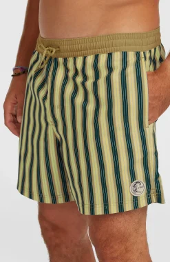 Homme O'Neill Shorts De Bain|Protection Anti-Uv-HommesShorts de bain O'Riginals Stripe 15| Jaune