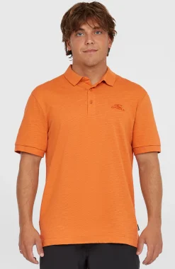 Homme O'Neill Polos|Protection Anti-Uv-HommesSlub Polo Small Logo| Orange