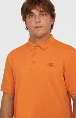 Homme O'Neill Polos|Protection Anti-Uv-HommesSlub Polo Small Logo| Orange