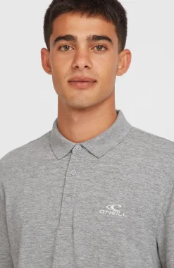 Homme O'Neill Polos|Protection Anti-Uv-HommesSlub Polo Small Logo| Gris