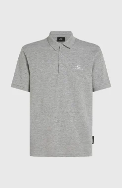 Homme O'Neill Polos|Protection Anti-Uv-HommesSlub Polo Small Logo| Gris