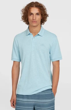 Homme O'Neill Polos|Protection Anti-Uv-HommesSlub Polo Small Logo| Bleu