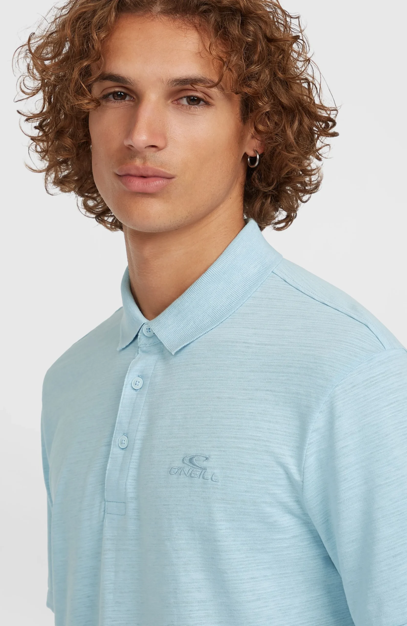Homme O'Neill Polos|Protection Anti-Uv-HommesSlub Polo Small Logo| Bleu