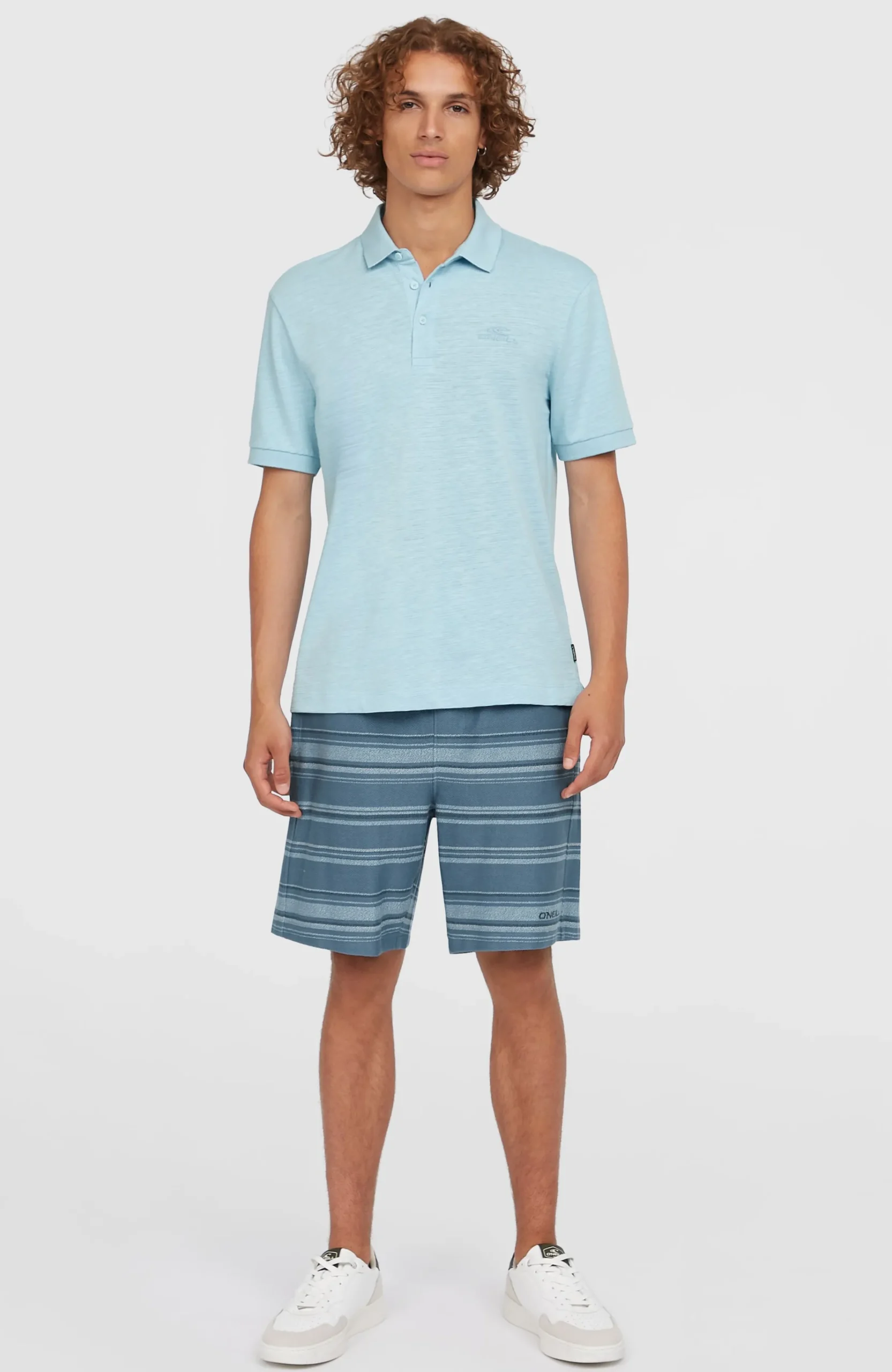 Homme O'Neill Polos|Protection Anti-Uv-HommesSlub Polo Small Logo| Bleu