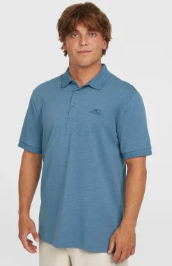 Homme O'Neill Polos|Protection Anti-Uv-HommesSlub Polo Small Logo| Bleu
