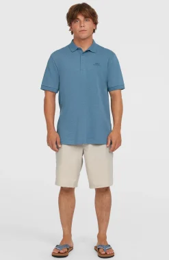 Homme O'Neill Polos|Protection Anti-Uv-HommesSlub Polo Small Logo| Bleu