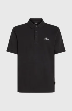 Homme O'Neill Polos|Protection Anti-Uv-HommesSlub Polo Small Logo| Noire