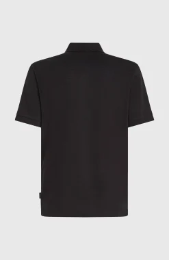 Homme O'Neill Polos|Protection Anti-Uv-HommesSlub Polo Small Logo| Noire