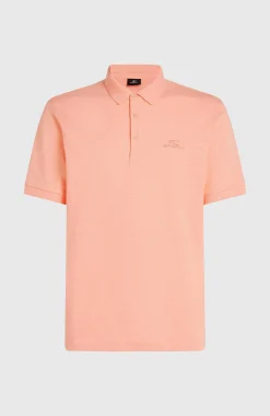 Homme O'Neill Polos|Protection Anti-Uv-HommesSlub Polo Small Logo| Rose
