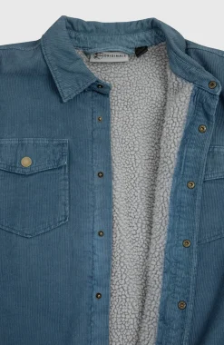 Homme O'Neill Polaires|Tops & Chemises-HommesSurchemise O'Riginals en velours côtelé et doublée en polaire| Bleu