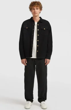 Homme O'Neill Polaires|Tops & Chemises-HommesSurchemise O'Riginals en velours côtelé et doublée en polaire| Noire