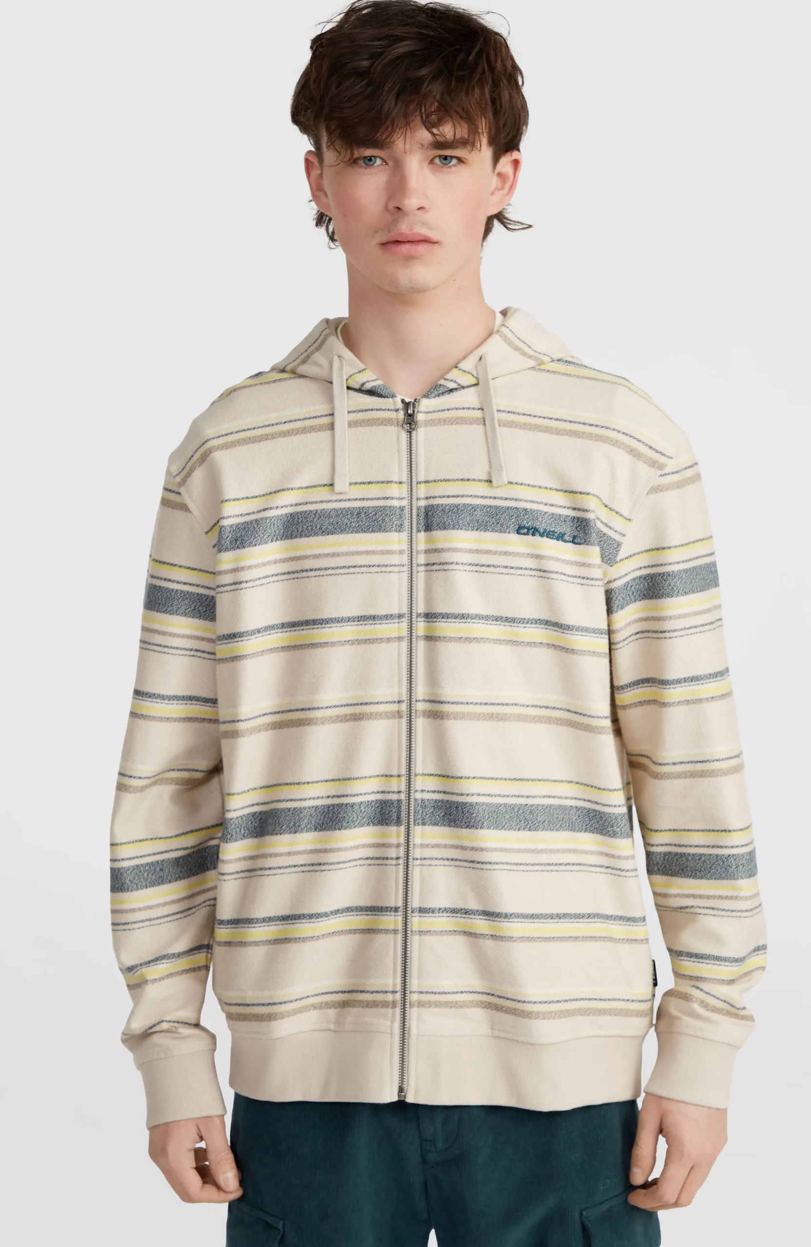Homme O'Neill Sweats & Pulls|Protection Anti-Uv-HommesSweat à capuche Bavaro à zip intégral| Gris