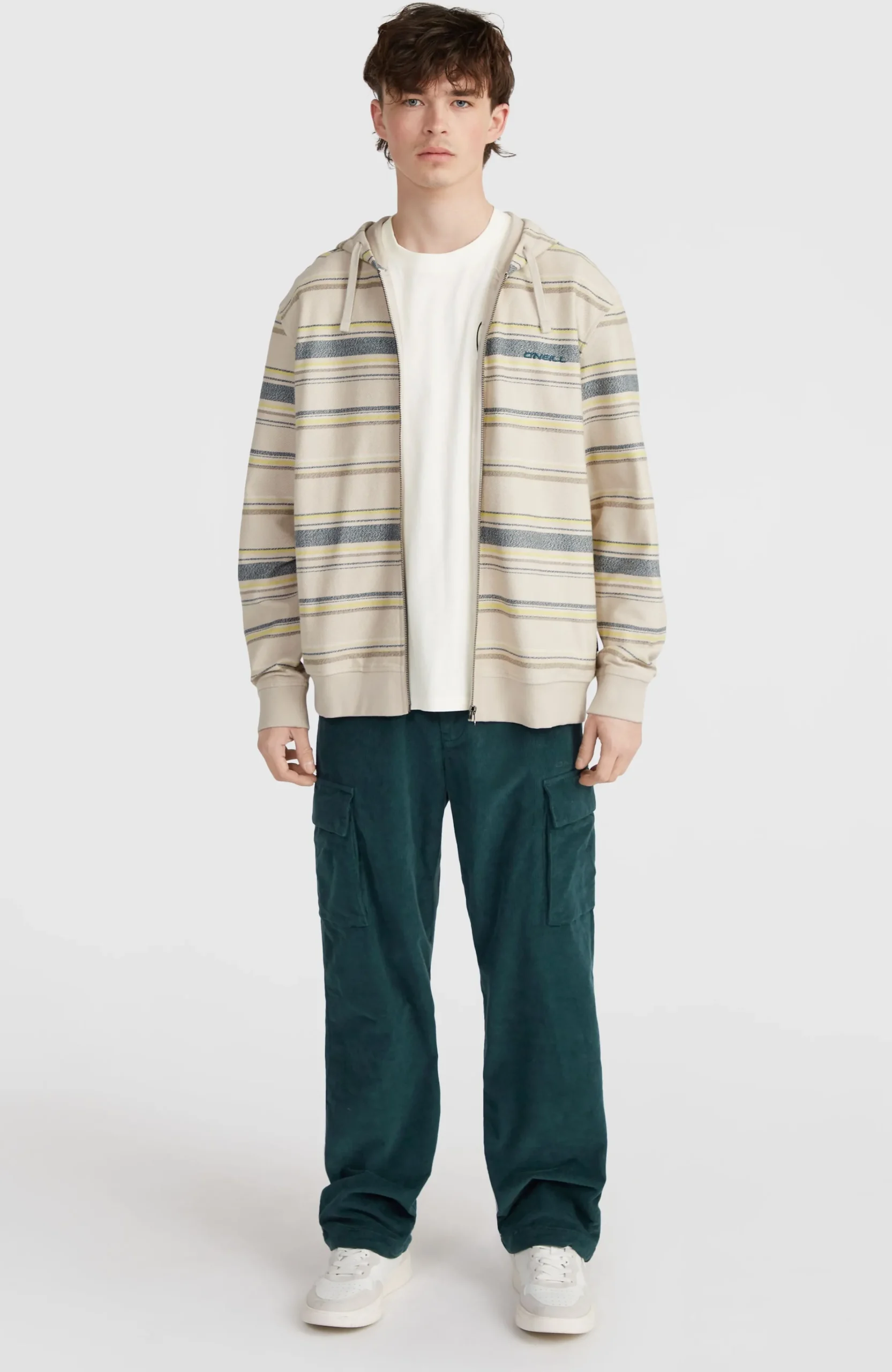 Homme O'Neill Sweats & Pulls|Protection Anti-Uv-HommesSweat à capuche Bavaro à zip intégral| Gris