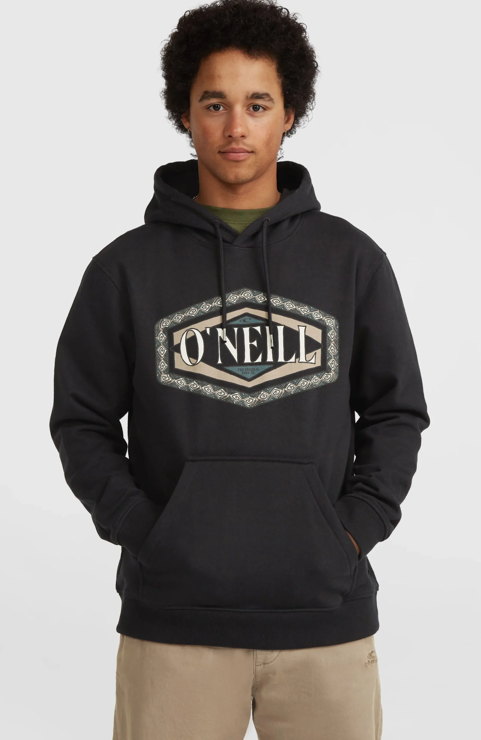 Homme O'Neill Sweats & Pulls|Protection Anti-Uv-HommesSweat à capuche Front Print| Noire