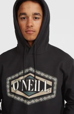 Homme O'Neill Sweats & Pulls|Protection Anti-Uv-HommesSweat à capuche Front Print| Noire