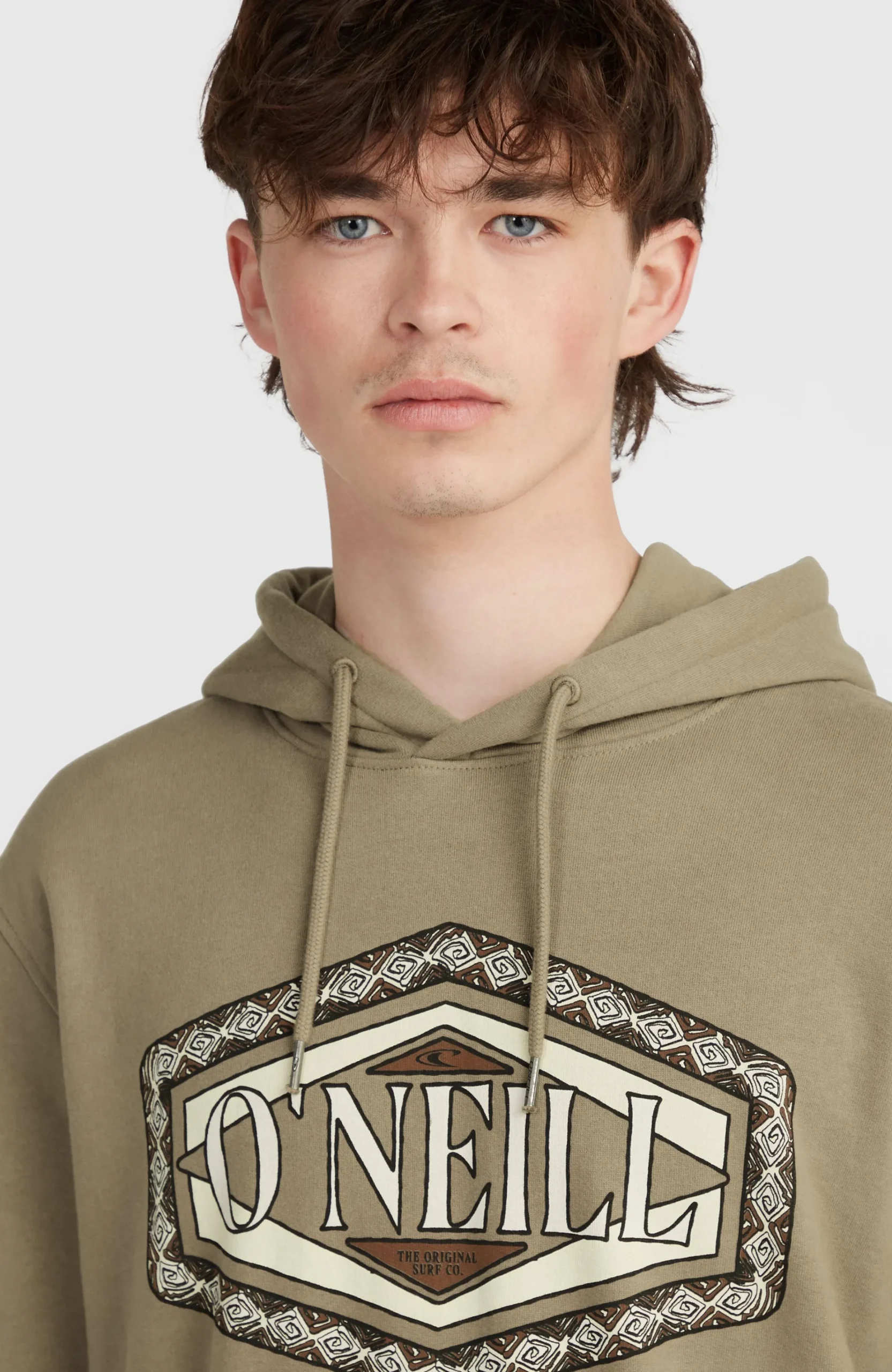 Homme O'Neill Sweats & Pulls|Protection Anti-Uv-HommesSweat à capuche Front Print| Brun
