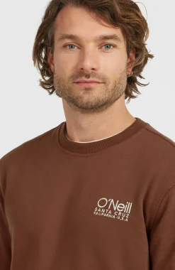Homme O'Neill Sweats & Pulls|Protection Anti-Uv-HommesSweatshirt à col rond Original Cali Logo| Brun