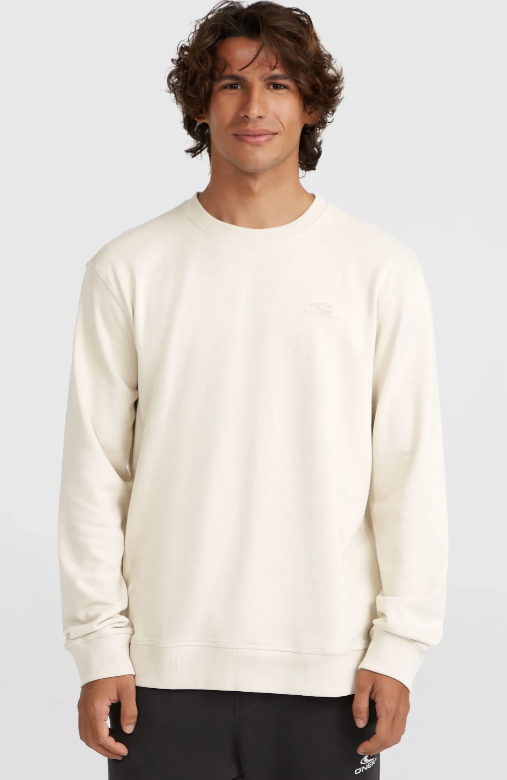 Homme O'Neill Sweats & Pulls|Protection Anti-Uv-HommesSweatshirt à col rond Small Logo| Beige