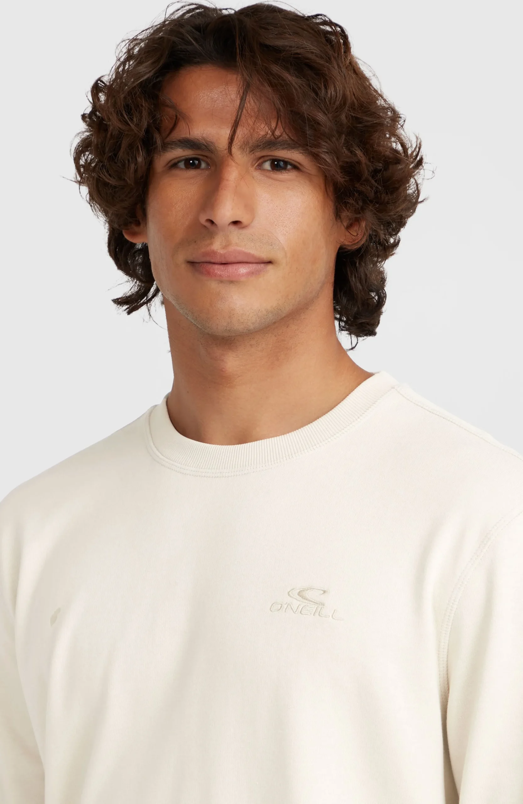 Homme O'Neill Sweats & Pulls|Protection Anti-Uv-HommesSweatshirt à col rond Small Logo| Beige