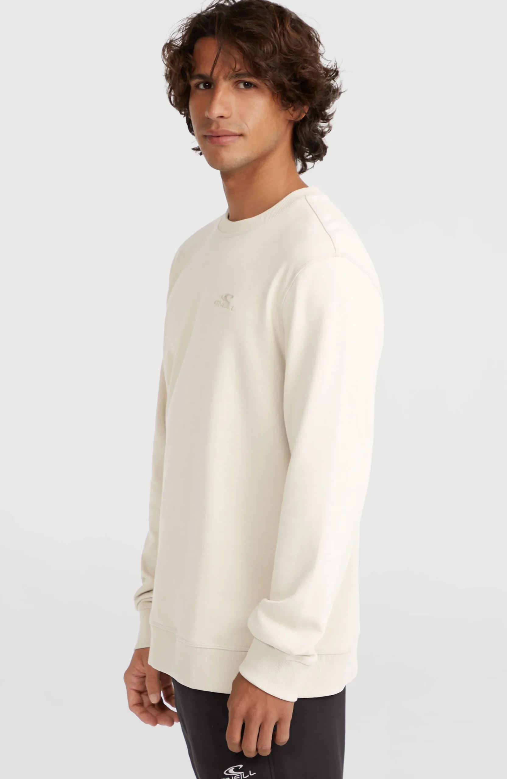 Homme O'Neill Sweats & Pulls|Protection Anti-Uv-HommesSweatshirt à col rond Small Logo| Beige