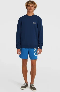 Homme O'Neill Sweats & Pulls|Protection Anti-Uv-HommesSweatshirt à col rond Original Cali Logo| Bleu