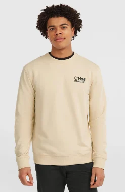 Homme O'Neill Sweats & Pulls|Protection Anti-Uv-HommesSweatshirt à col rond Original Cali Logo| Beige
