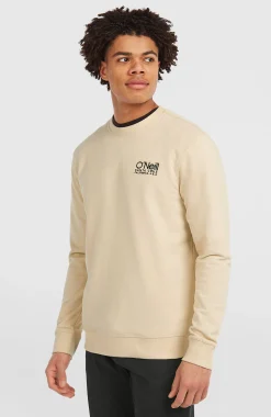 Homme O'Neill Sweats & Pulls|Protection Anti-Uv-HommesSweatshirt à col rond Original Cali Logo| Beige