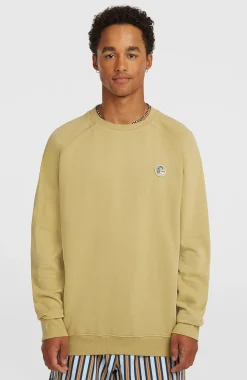 Homme O'Neill Sweats & Pulls|Protection Anti-Uv-HommesSweatshirt à col rond O'Riginals Badge Crew| Beige