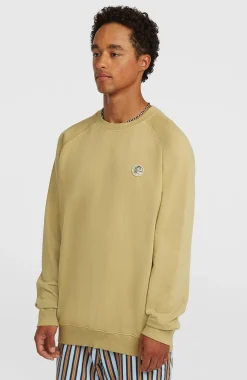 Homme O'Neill Sweats & Pulls|Protection Anti-Uv-HommesSweatshirt à col rond O'Riginals Badge Crew| Beige