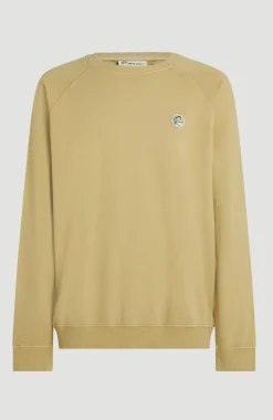 Homme O'Neill Sweats & Pulls|Protection Anti-Uv-HommesSweatshirt à col rond O'Riginals Badge Crew| Beige