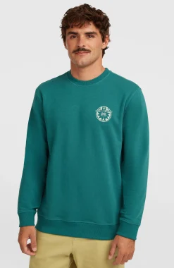 Homme O'Neill Sweats & Pulls|Protection Anti-Uv-HommesSweatshirt Must-Have Graphic Crew| Vert