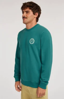Homme O'Neill Sweats & Pulls|Protection Anti-Uv-HommesSweatshirt Must-Have Graphic Crew| Vert