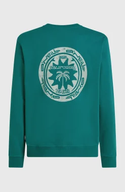 Homme O'Neill Sweats & Pulls|Protection Anti-Uv-HommesSweatshirt Must-Have Graphic Crew| Vert