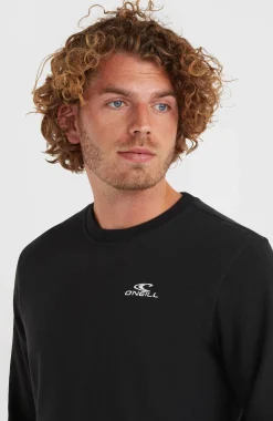 Homme O'Neill Sweats & Pulls|Protection Anti-Uv-HommesSweatshirt Small Logo Crew| Noire