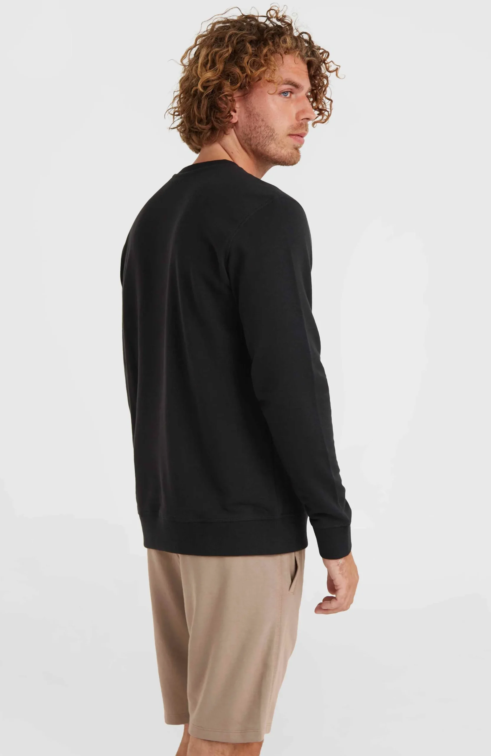 Homme O'Neill Sweats & Pulls|Protection Anti-Uv-HommesSweatshirt Small Logo Crew| Noire