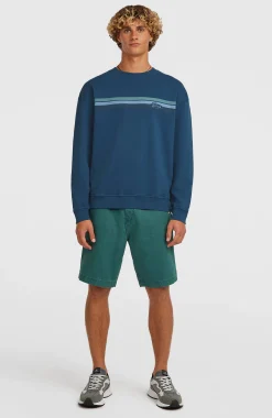 Homme O'Neill Sweats & Pulls|Protection Anti-Uv-HommesSweatshirt O'Riginals Crew| Bleu